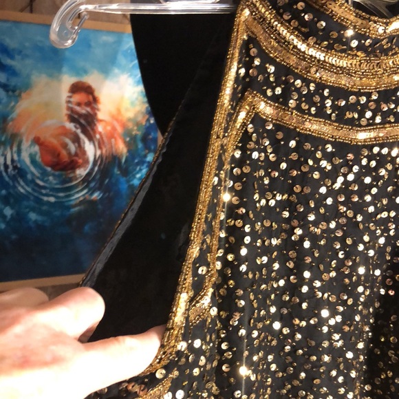 Stunning Vintage Sequin Blouse, Size Medium - Picture 9 of 14